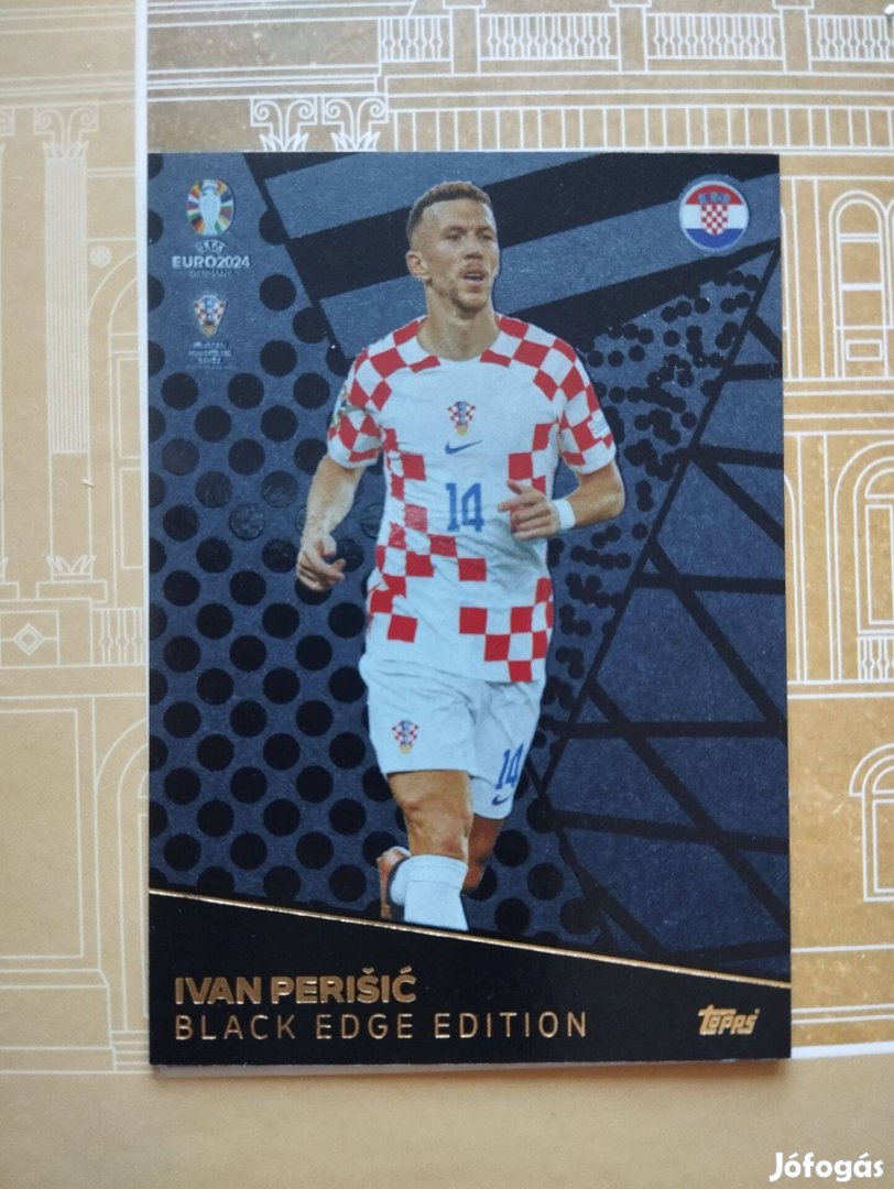 Ivan Perisic (Horvátország) Black Edge Euro 2024 kártya