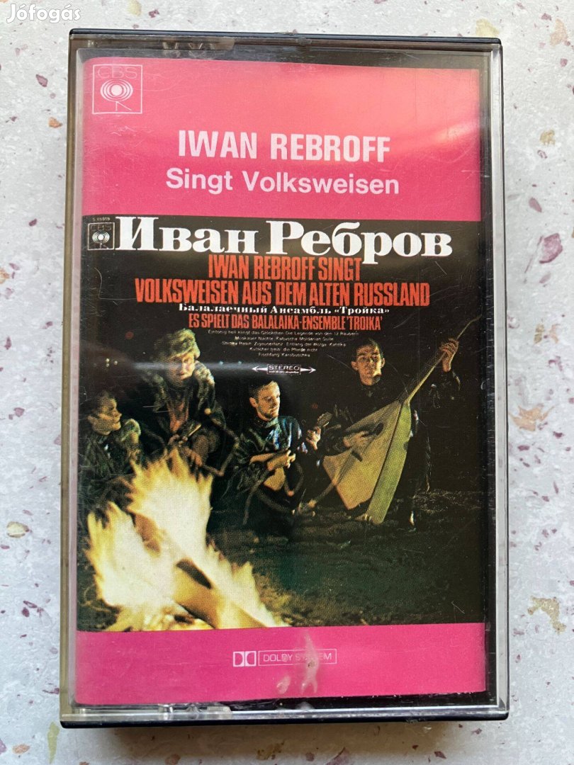 Ivan Rebroff Orosz népdalok kazettán