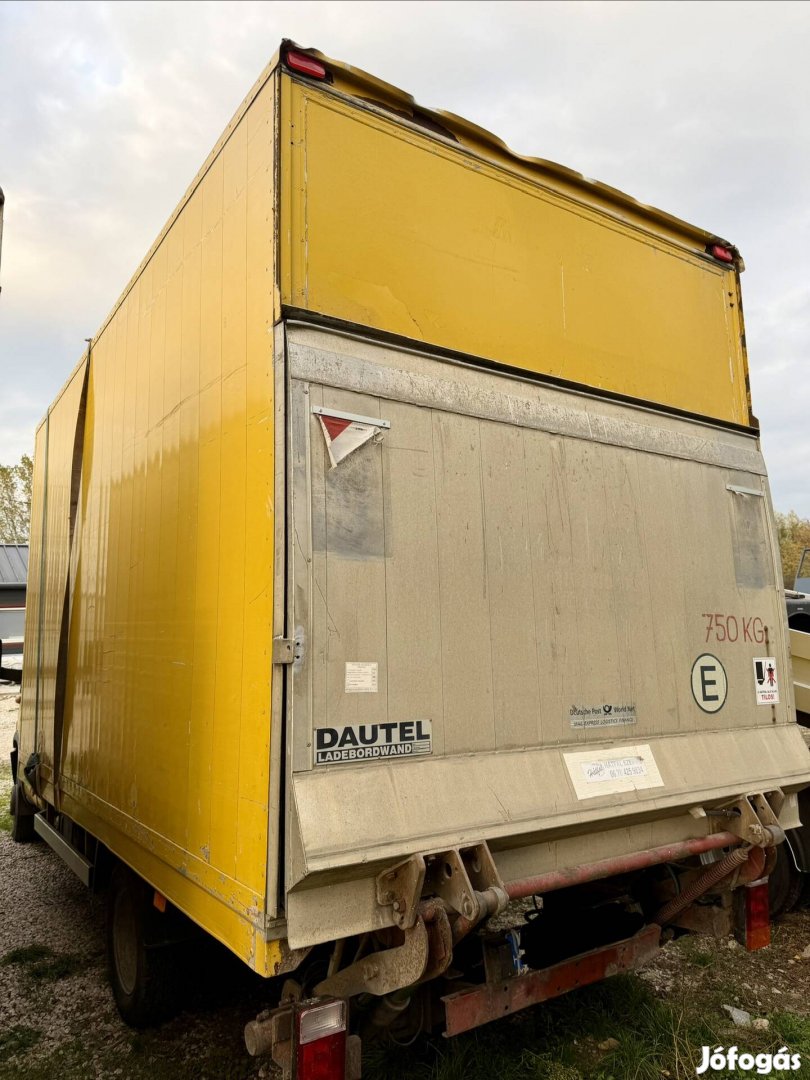 Iveco Daily Dautel emelőhátfal 750Kg doboz tároló raktár 