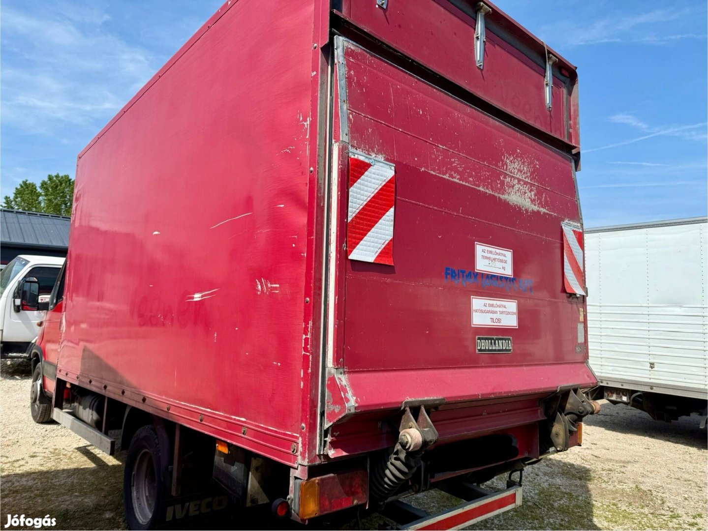 Iveco Daily hűtő doboz tároló raktár emelőhátfal 