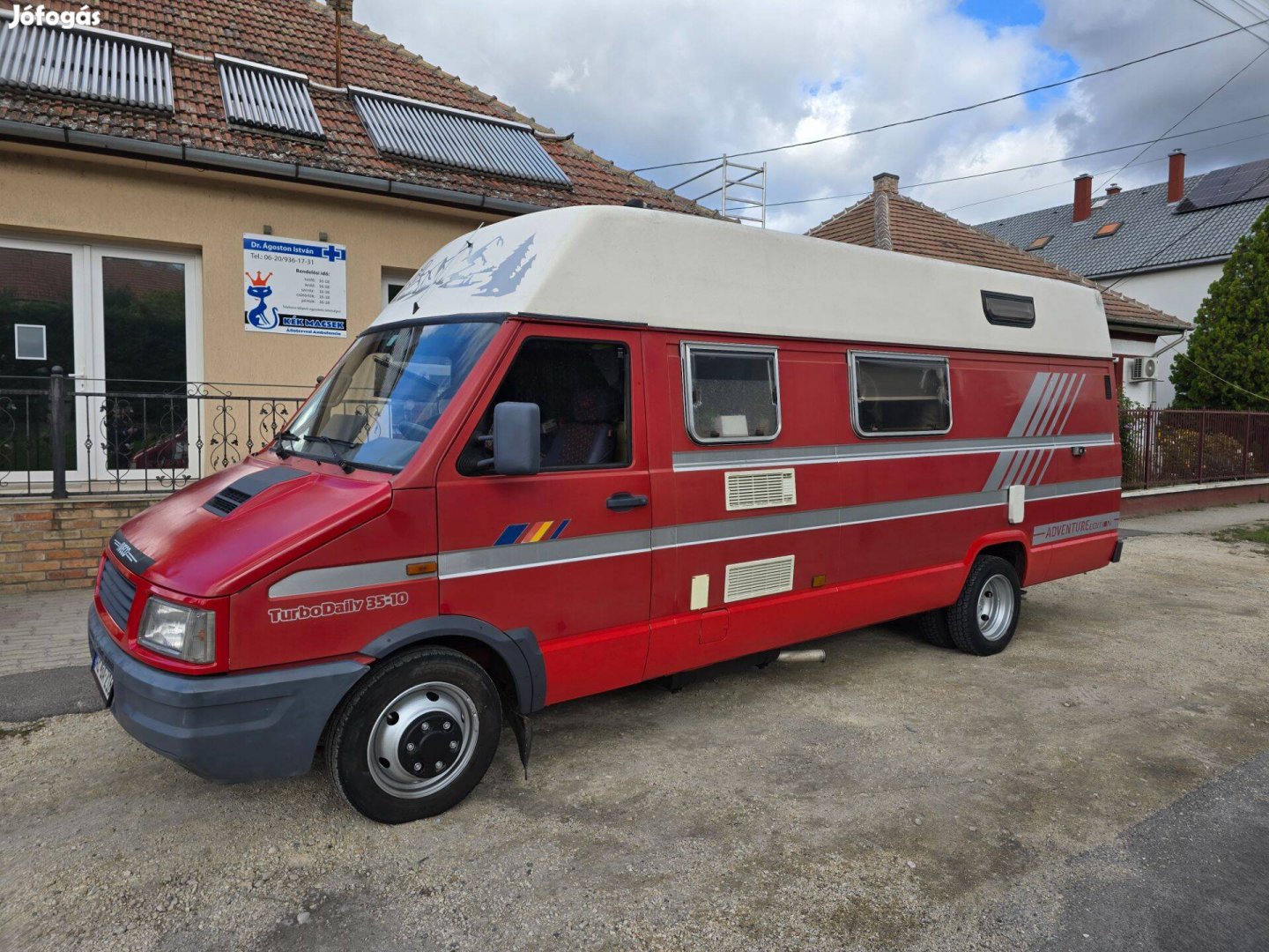 Iveco Daily lakóautó, 1990-es évjárat, 6 személyes. Nagyméretű garázs,