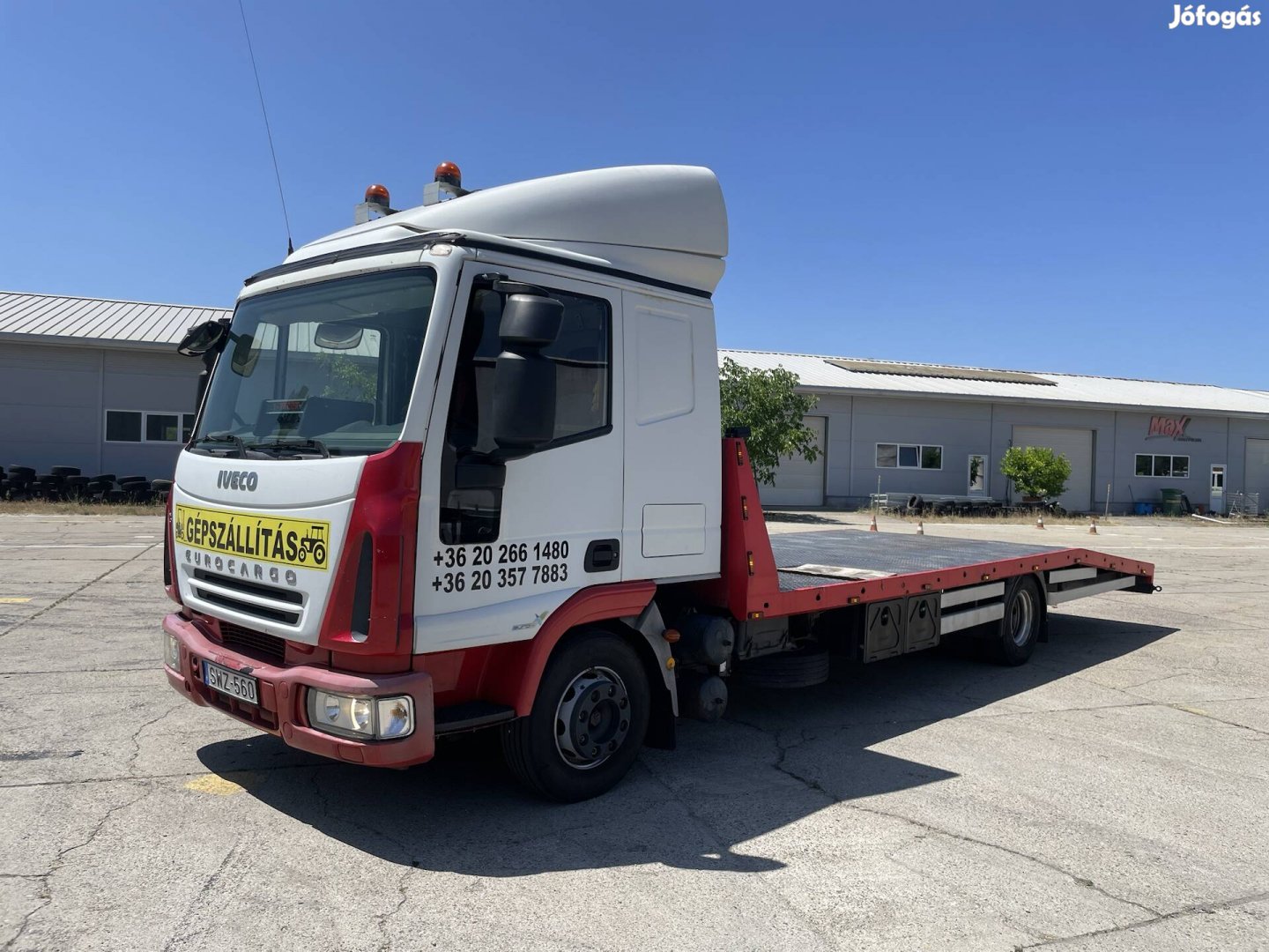 Iveco Eurocargo Gépszállitó