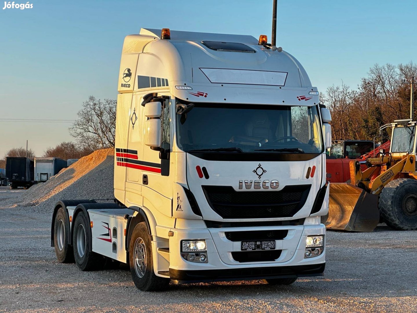 Iveco stralis 6x4 570 EURO6 nyergesvontató kamion tehergépjármű 