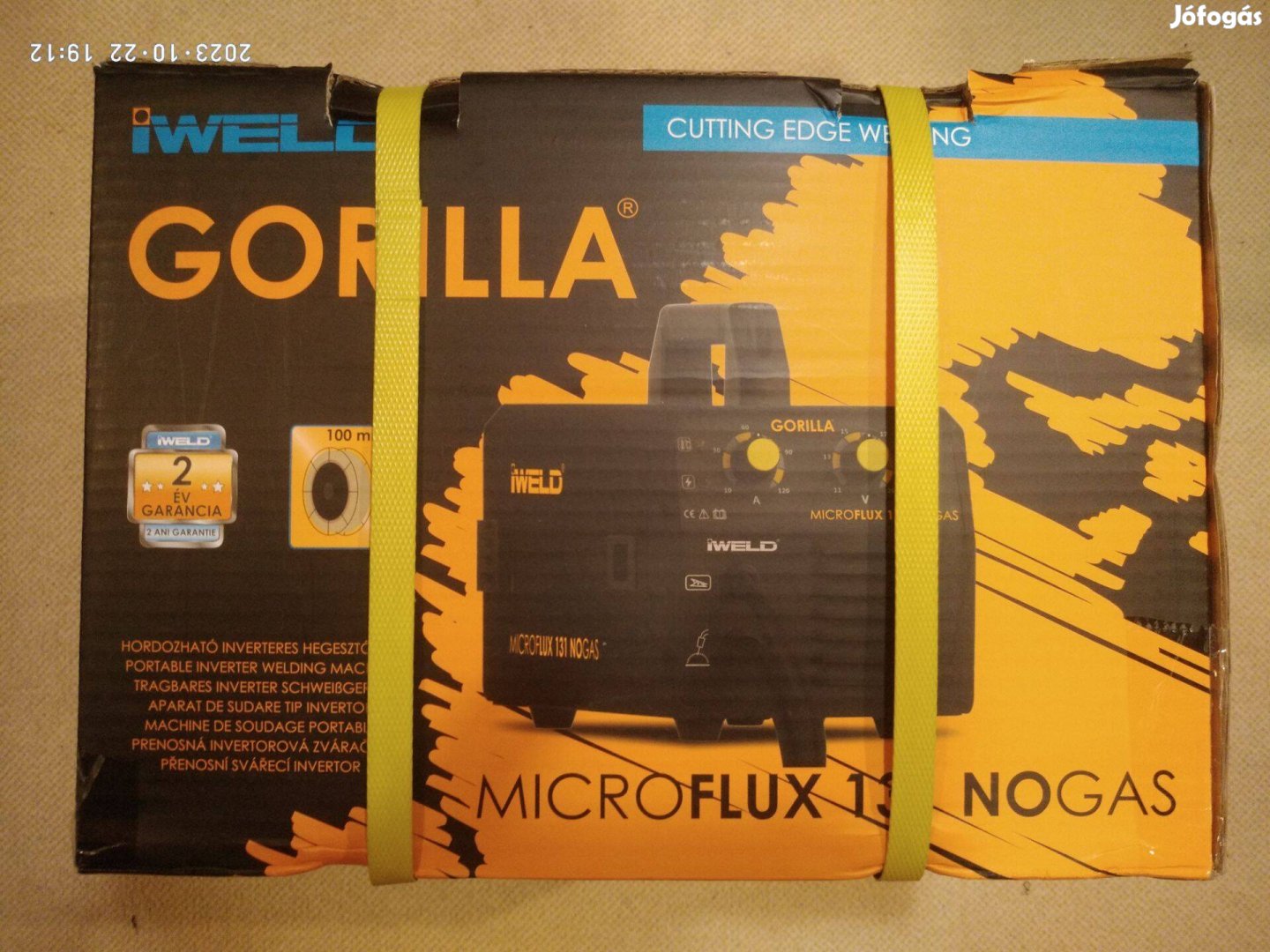 Iweld Gorilla Microflux 131 Nogas inverter porbeles hegesztő