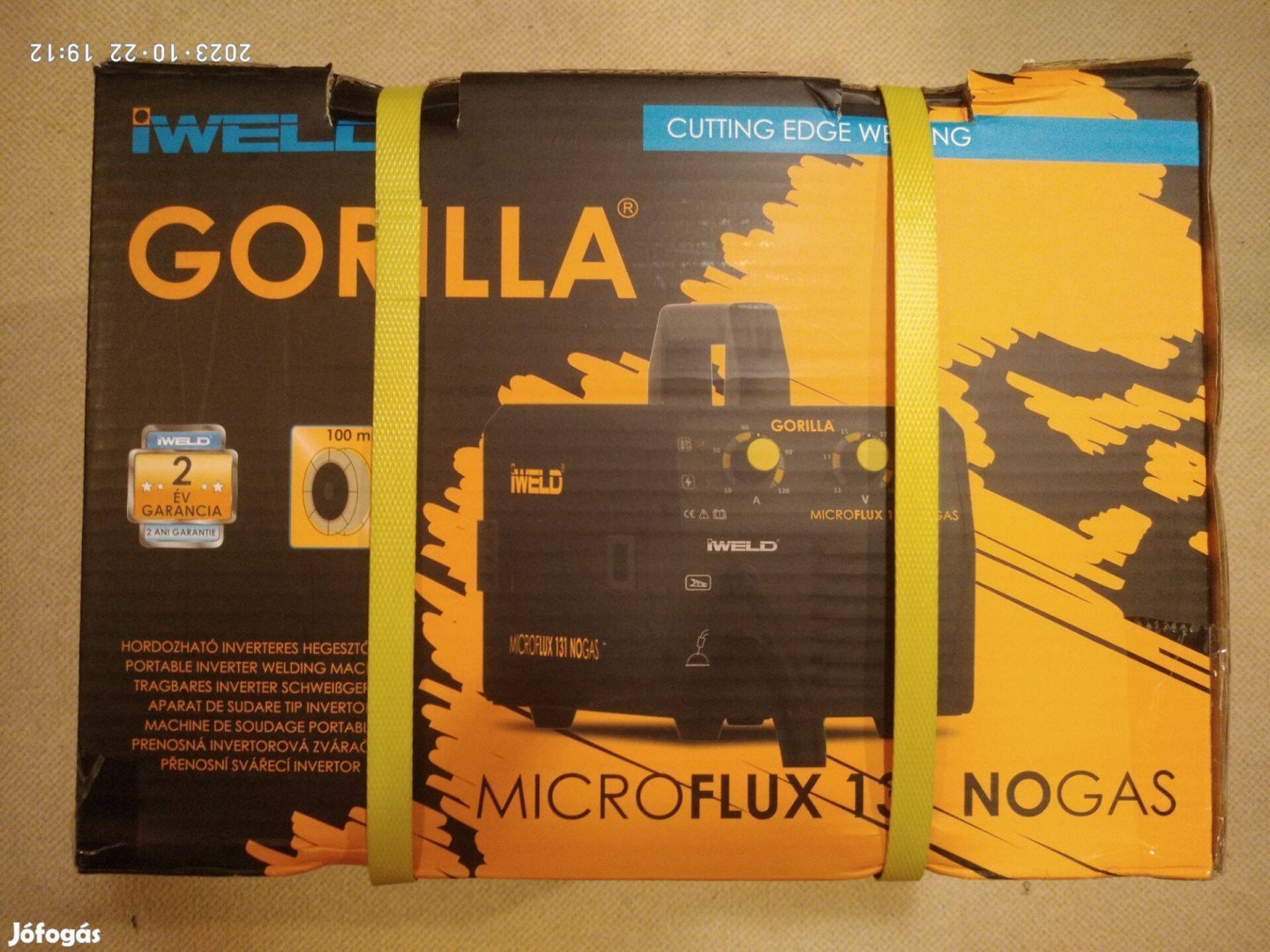 Iweld Gorilla Microflux 131 Nogas inverter porbeles hegesztő 2.0