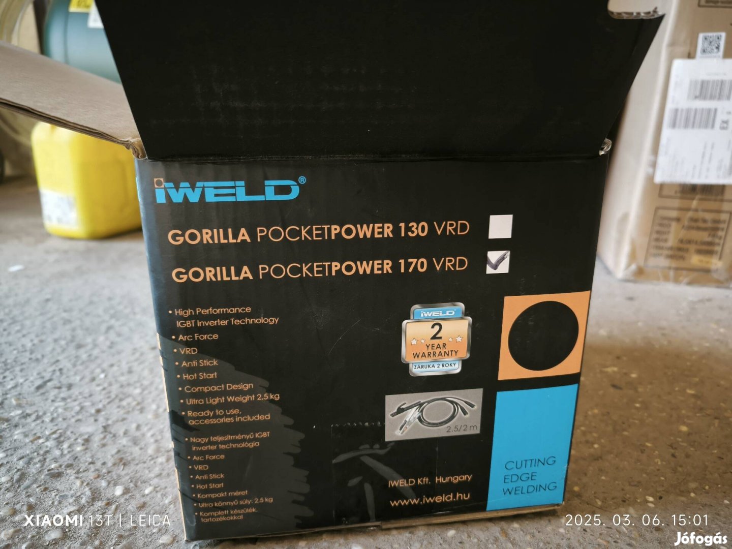 Iweld gorilla pocket power 170