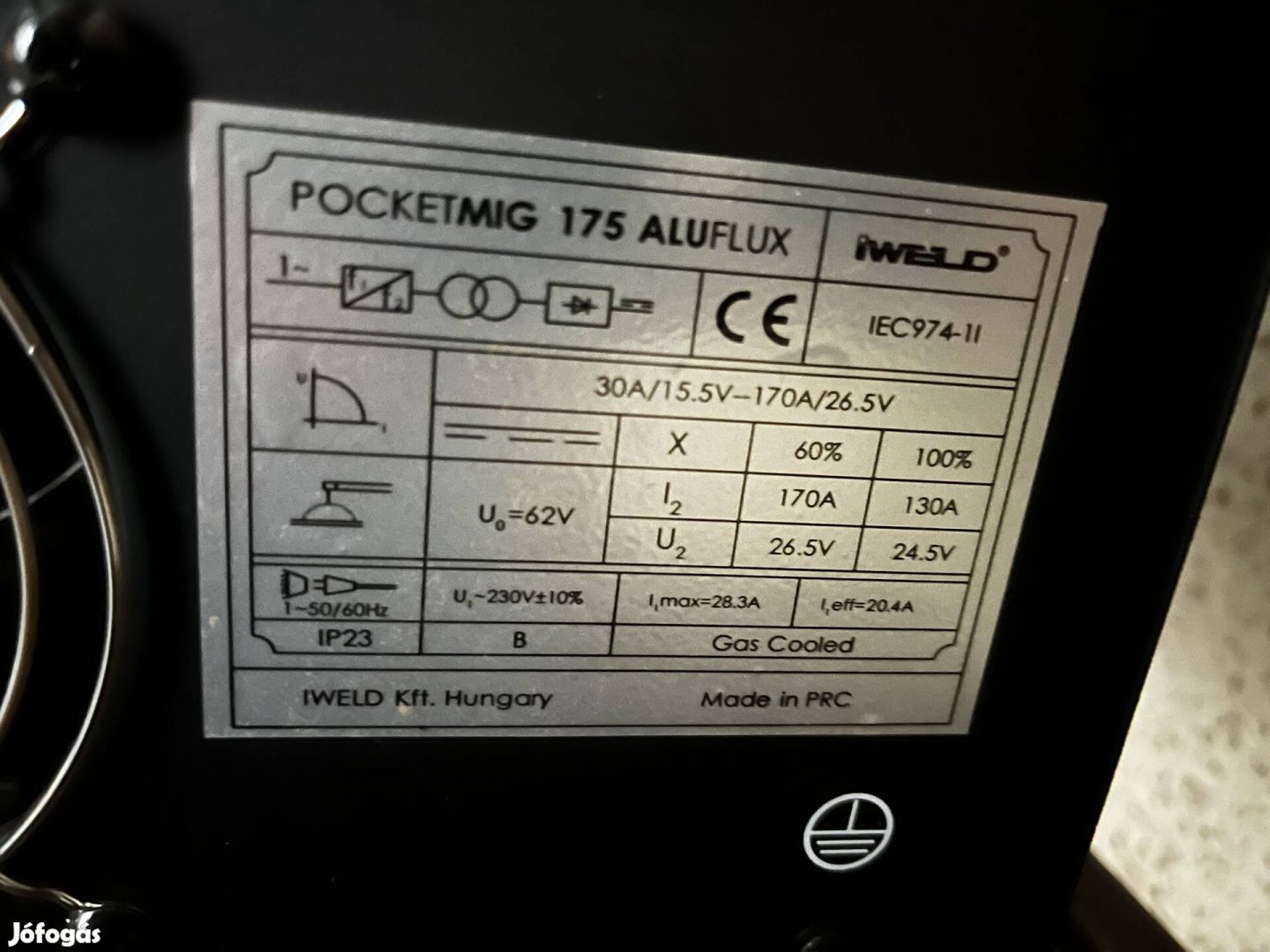 Iweld gorilla pocketmig 175 aluflux