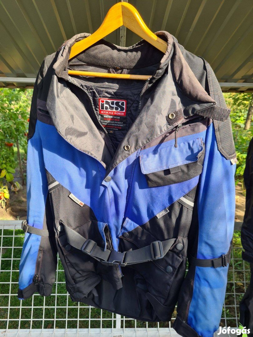 Ixs protektoros, vízálló, szélálló motoros kabát - XL méret
