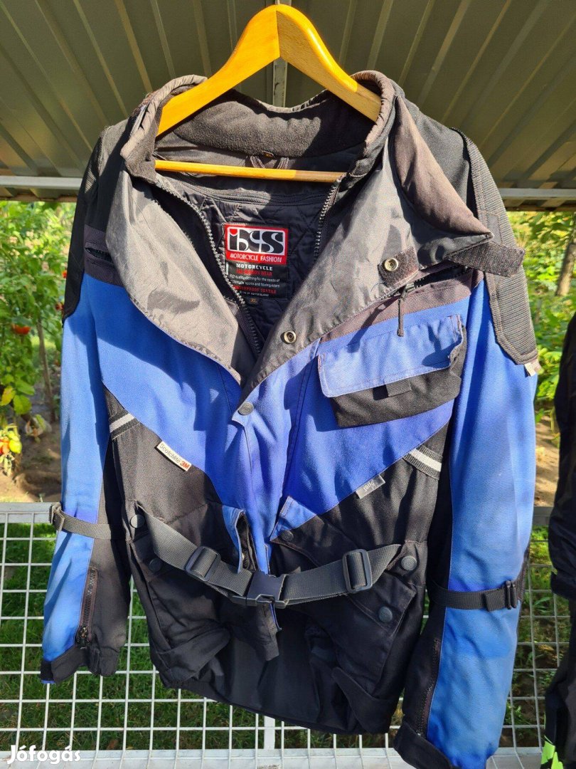 Ixs protektoros, vízálló, szélálló motoros kabát - XL méret