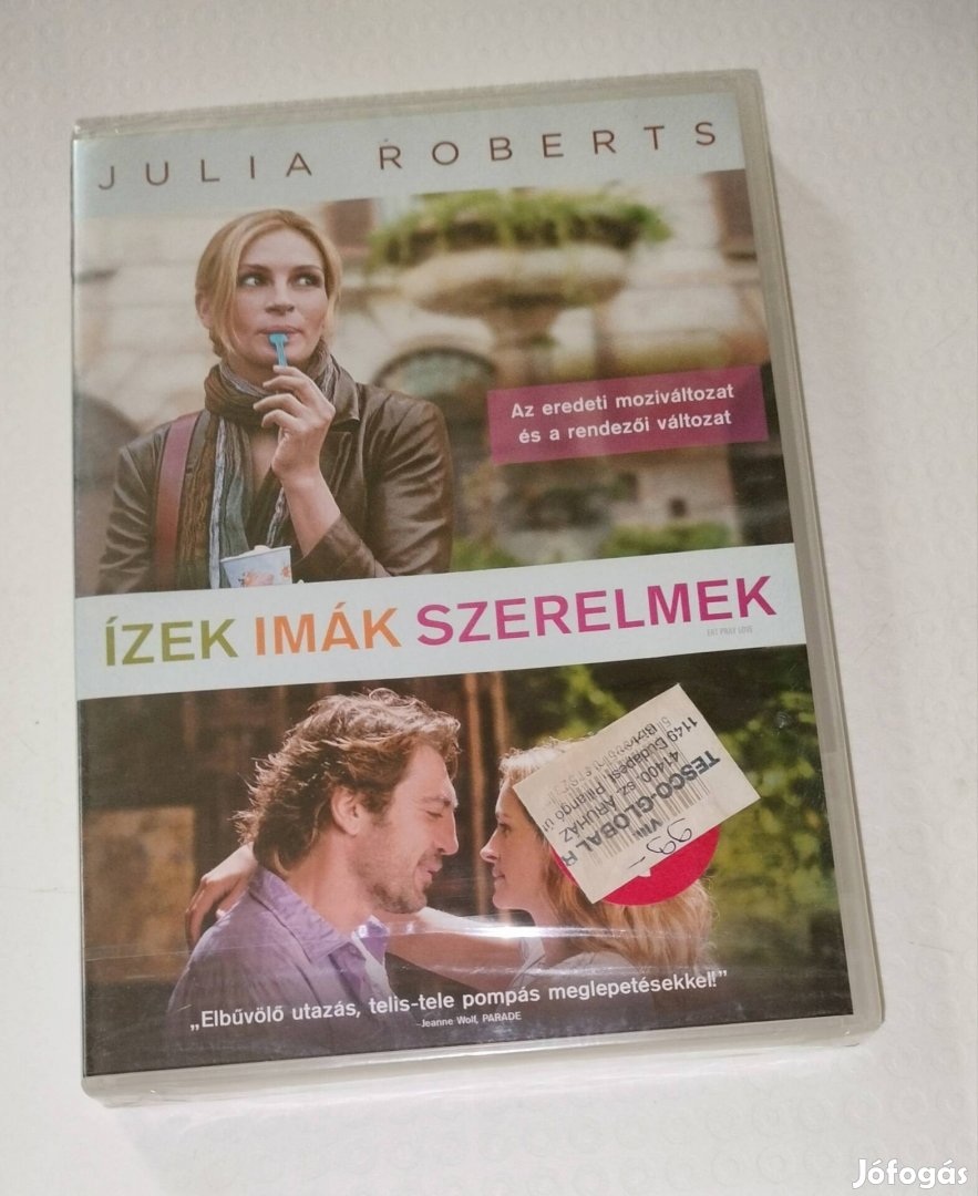 Ízek imák szerelmek dvd bontatlan Julia Roberts 