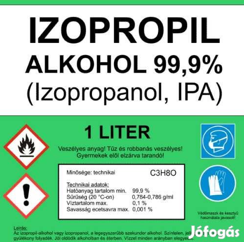 Izopropil Alkohol IPA  1 Liter (4070)