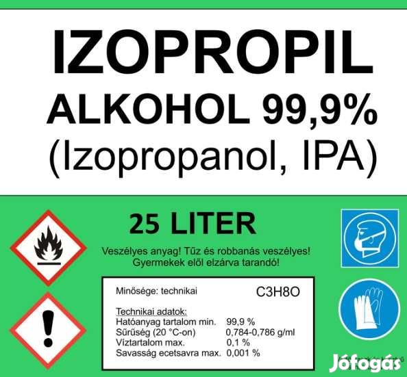 Izopropil Alkohol IPA  25 Liter (4071)