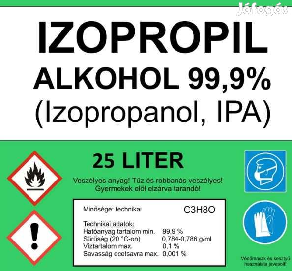 Izopropil Alkohol IPA  25 Liter (4071)