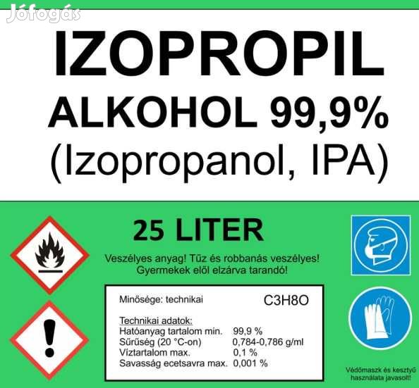 Izopropil Alkohol IPA  25 Liter (4071)