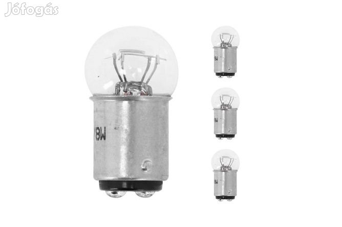 Izzók (x4) 12V - 23/8W BAY15D (P23/8W) fehér