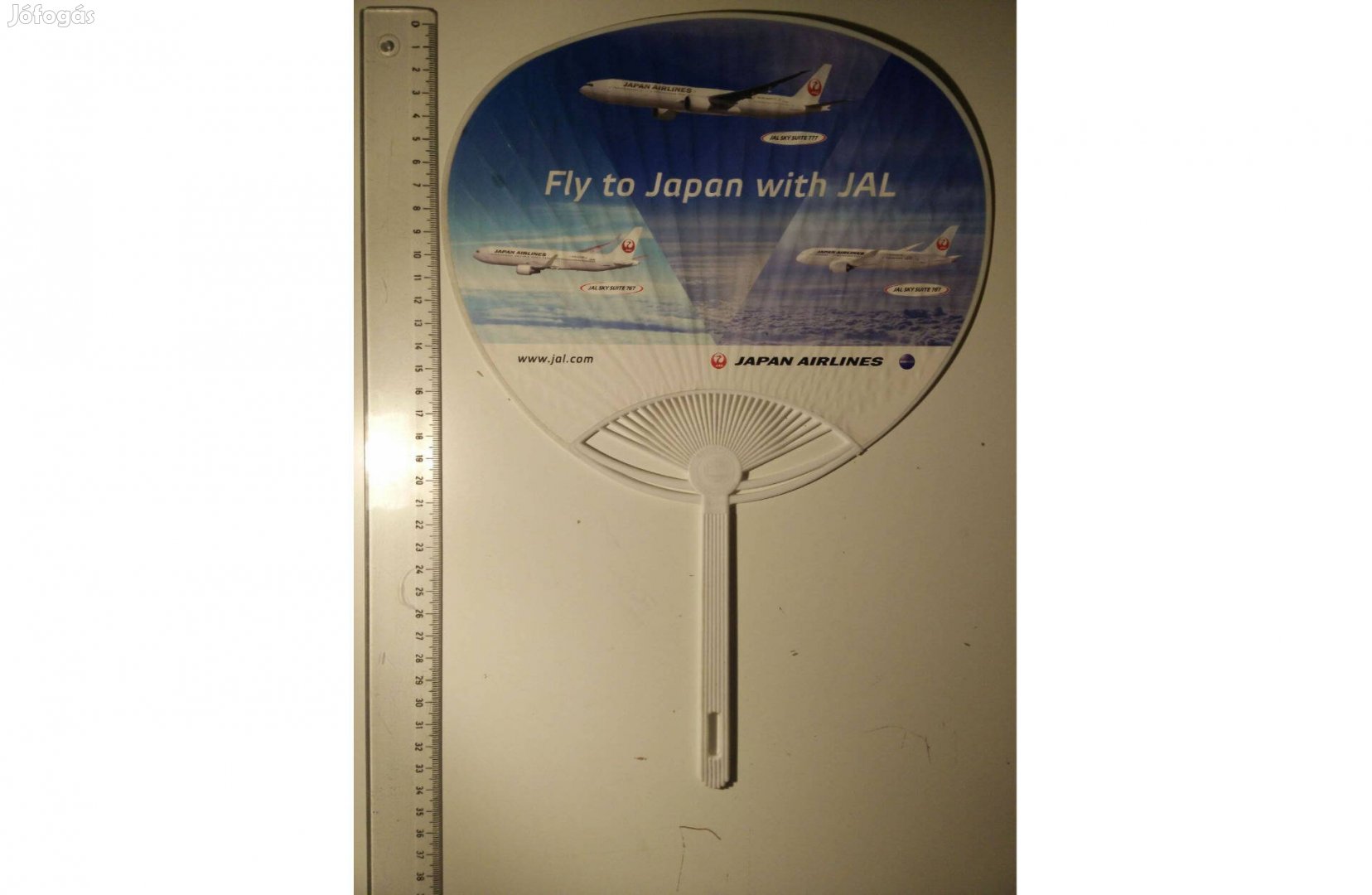 JAL (Japan Airlines) promóciós kézi legyező