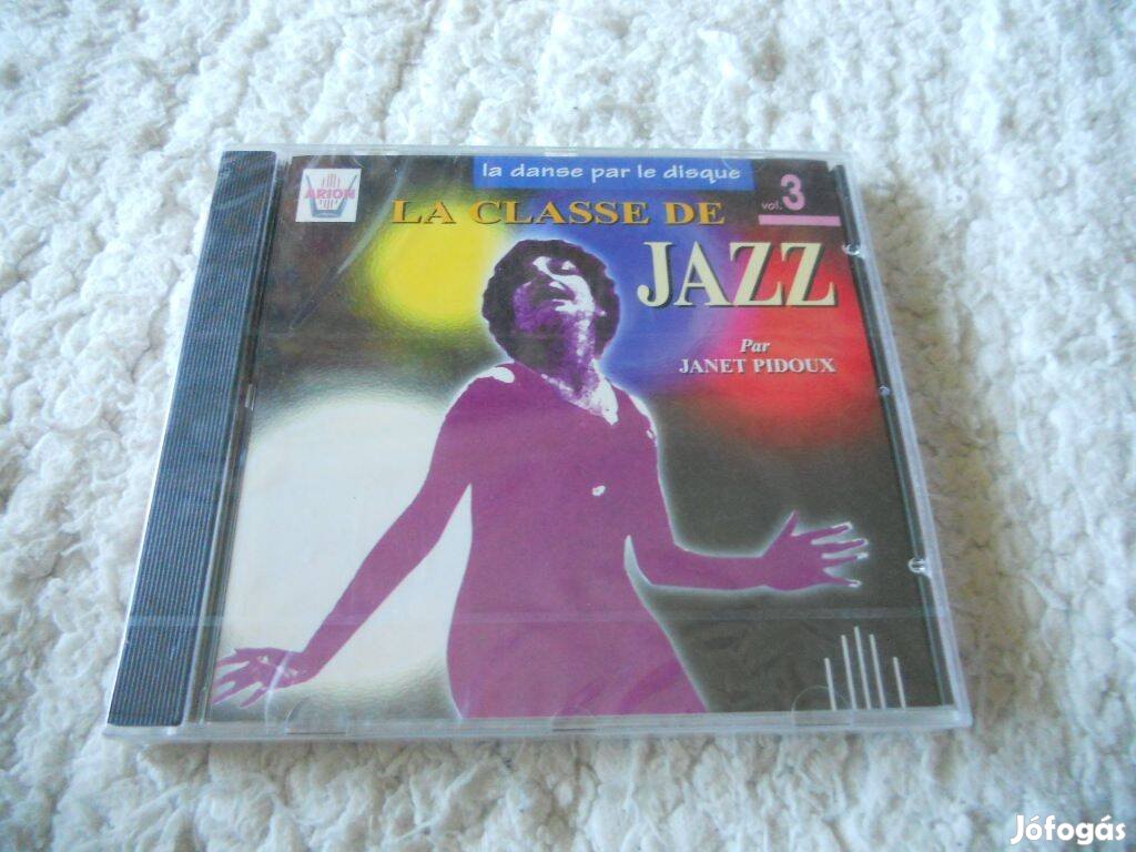 JANET Pidoux : La classe de jazz vol.3 CD ( Új, Fóliás)