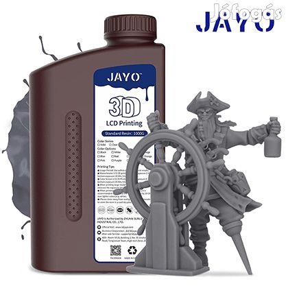 JAYO, Grey (szürke) 1000G UV STANDARD 3D RESIN (4695)