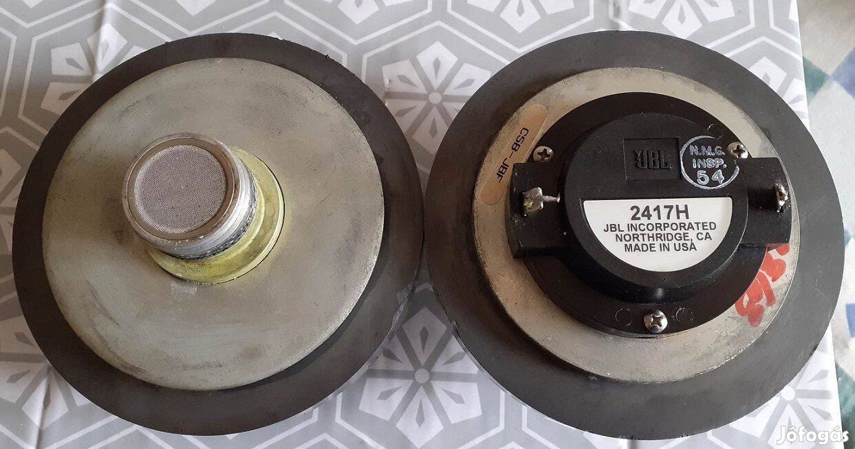 JBL 2417H menetes 1.75" driver, JBL 2450SL 2". Cserélhetők is