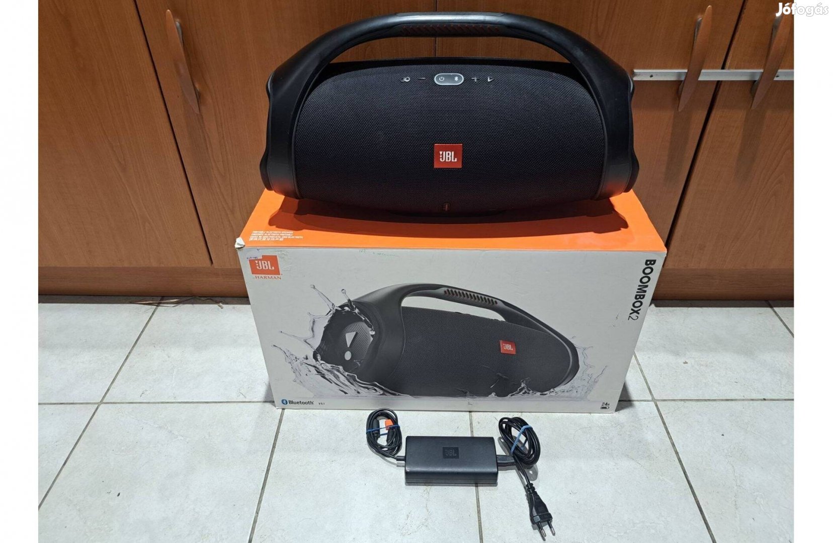 JBL Boombox 2 Bluetooth Hangszóró Újszerű Fekete Garis !