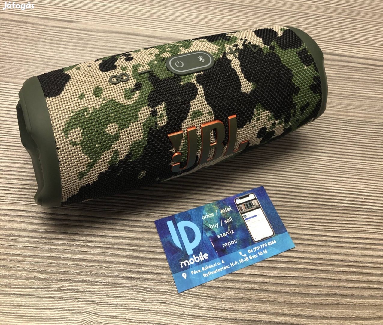 JBL Charge 5, Camo, Újszerű, Garancia