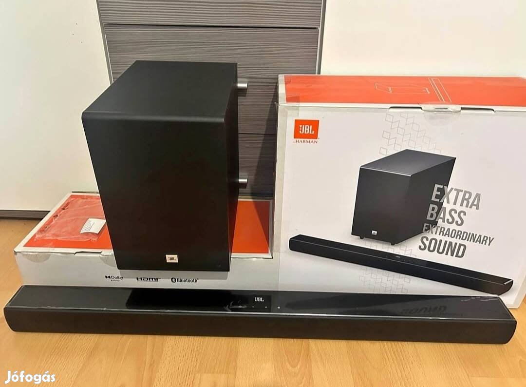 JBL Cinema SB370 soundbar +mélynyomó 