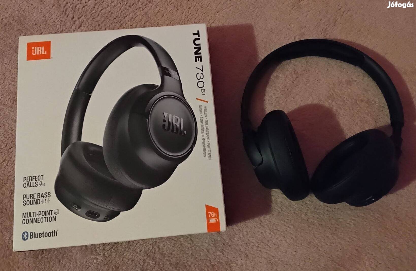 JBL Fejhallgató, Tune730Bt