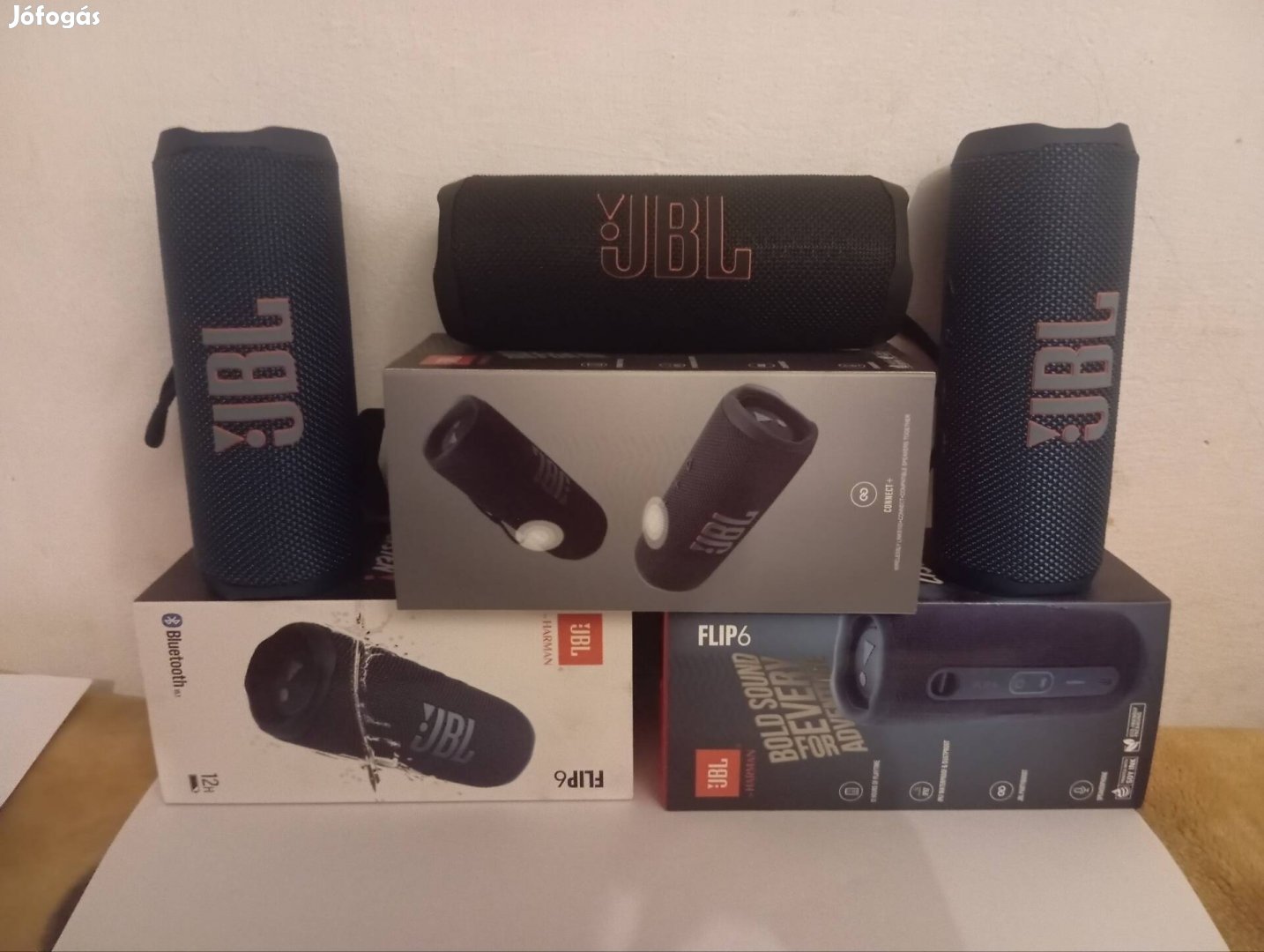 JBL Flip 6 Kék-Fekete