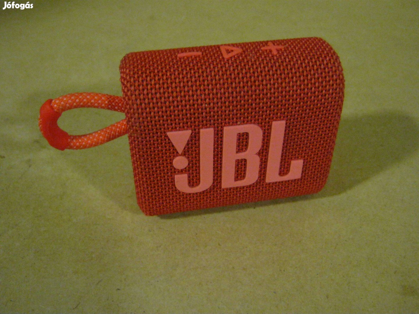 JBL GO 3 hordozható bluetooth hangszóró, piros. Jótállással