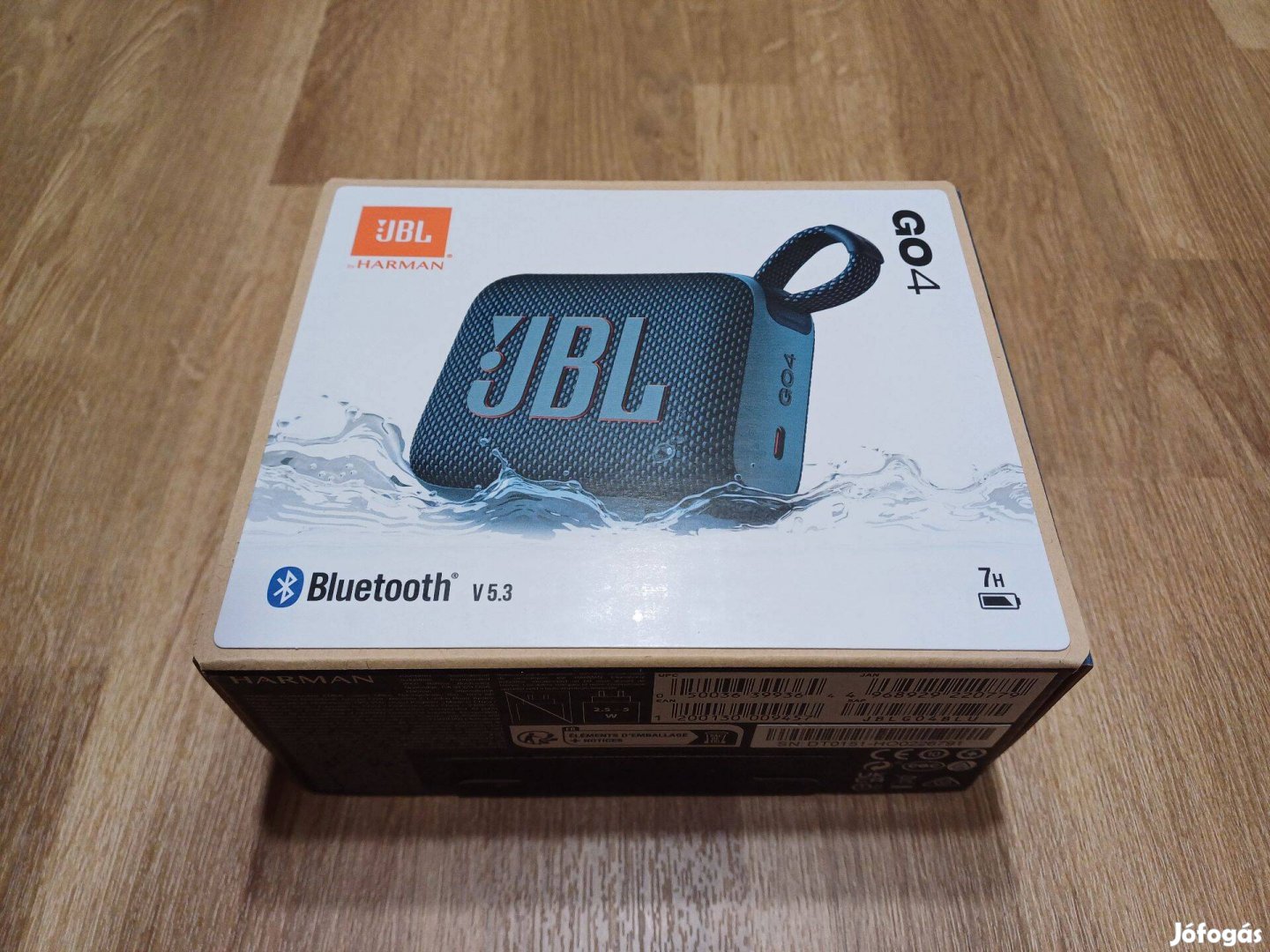 JBL GO 4 Bluetooth hangszóró (kék - bontatlan csomagolásban!!!)