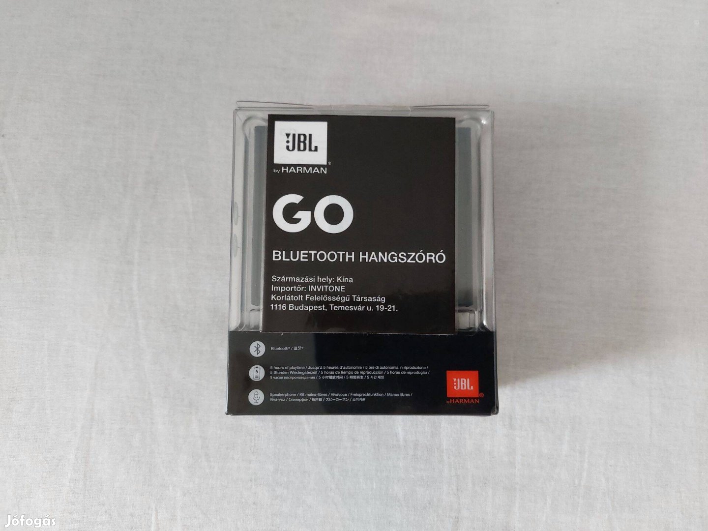 JBL GO hordozható Bluetooth hangszóró