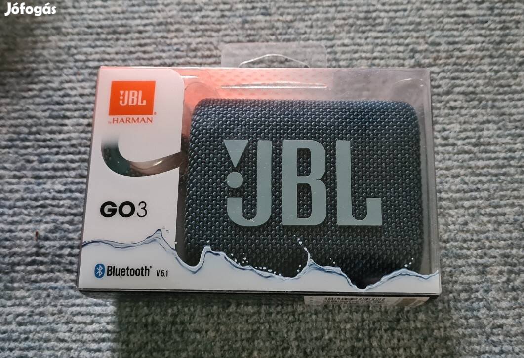 JBL Go 3 Blue vezeték nélküli vízálló hangszóró