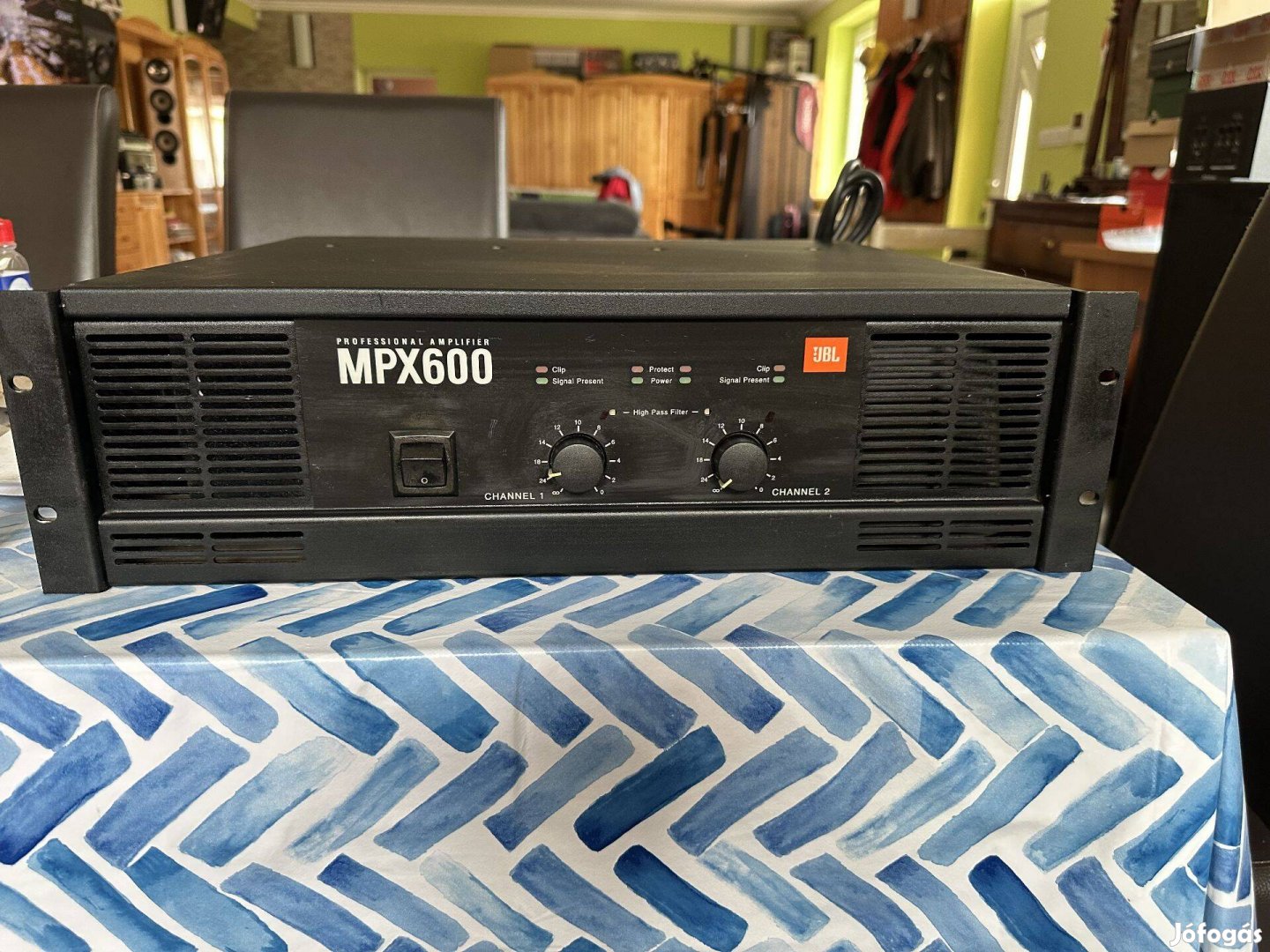 JBL MPX600 erősítő + Ecler APA100 + K.C.S. S-1500 hangfal