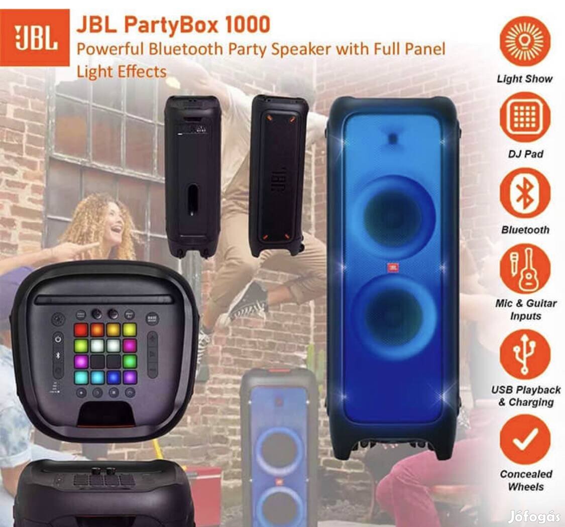 JBL Partybox 1000 újszerű 