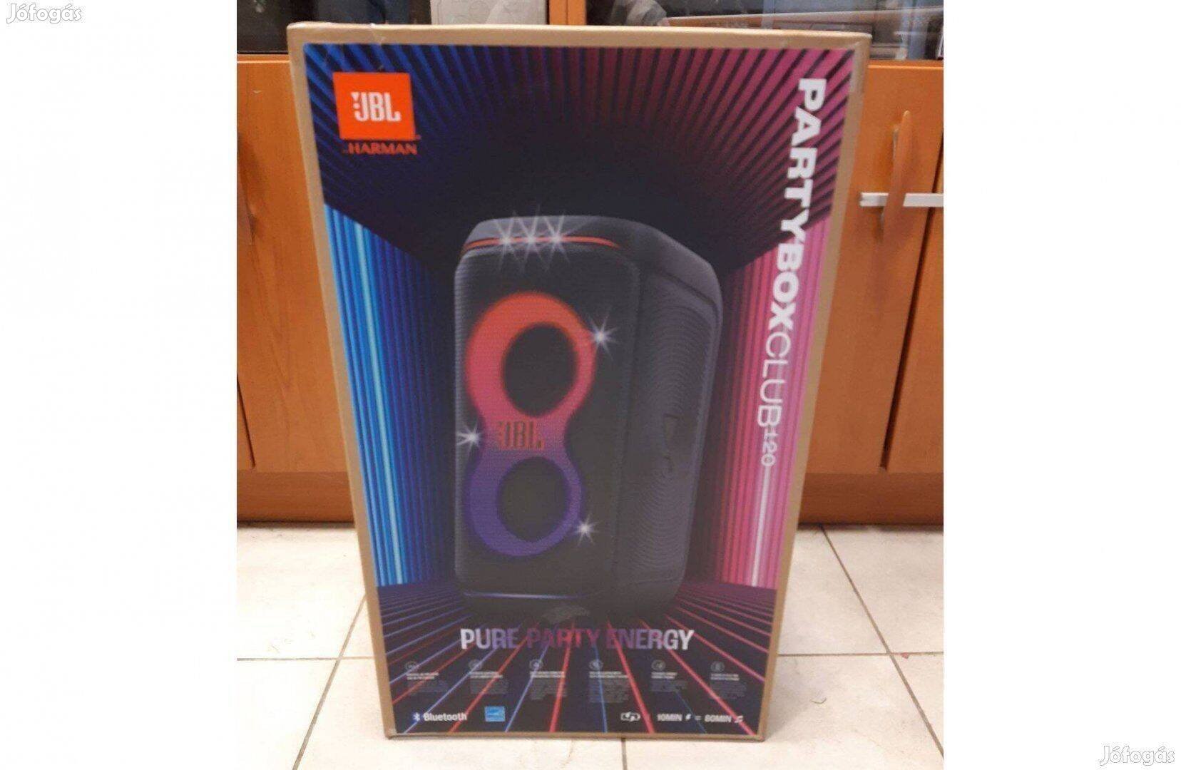 JBL Partybox Club 120 Bluetooth Hangszóró Új Bontatlan 2 év Garis !