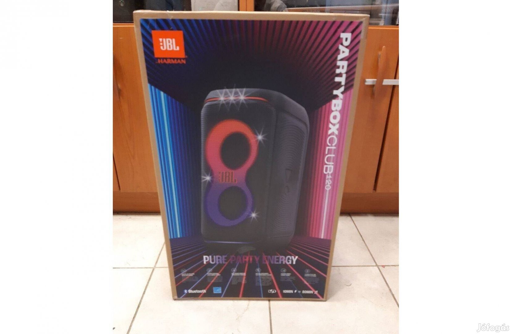 JBL Partybox Club 120 Bluetooth Hangszóró Új Bontatlan 2 év Garis !