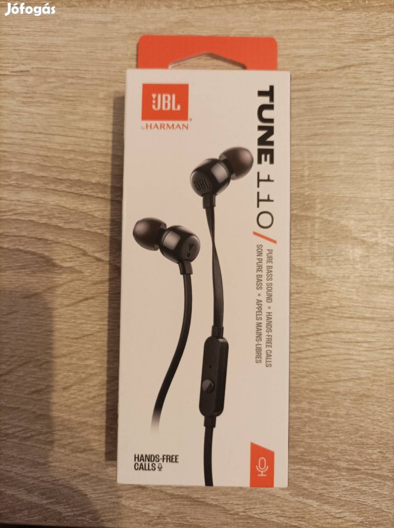 JBL Tune 110 vezetékes mikrofonos fülhallgató