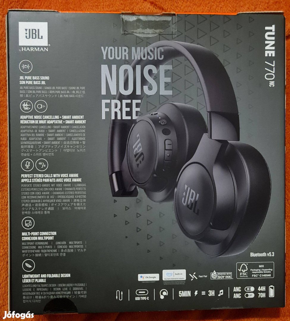 JBL Tune 770NC és JBL T750BT fejhallgatók