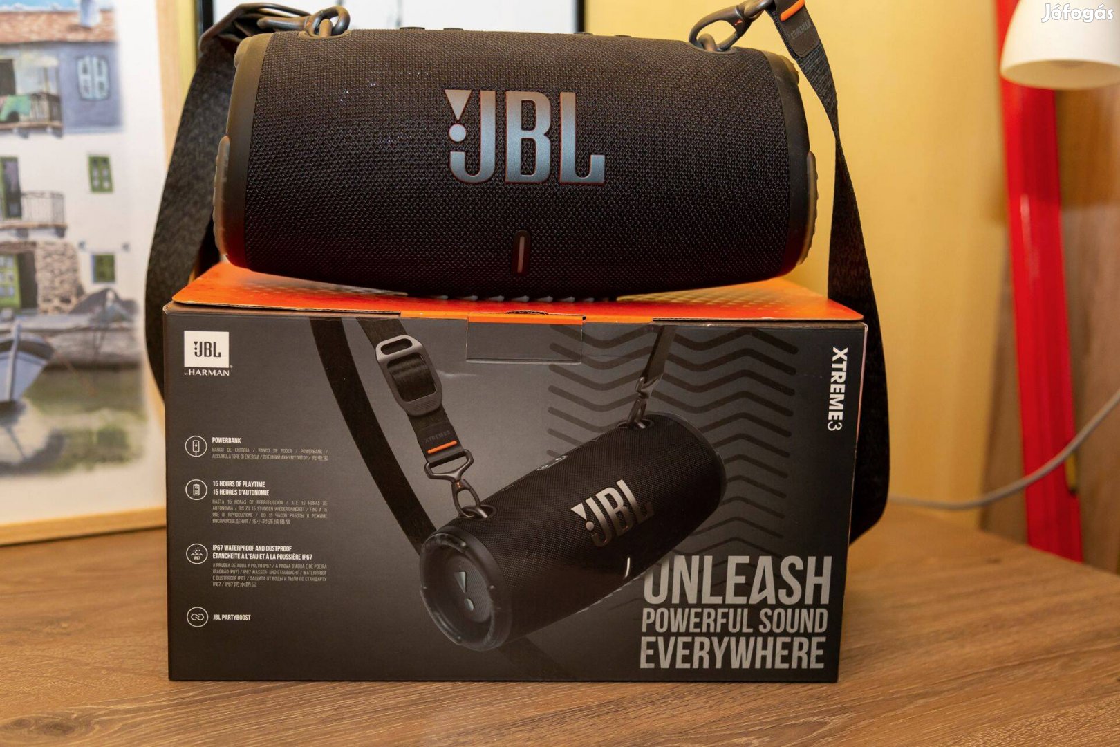JBL Xtreme3, Fekete Bluetooth party hangszóró