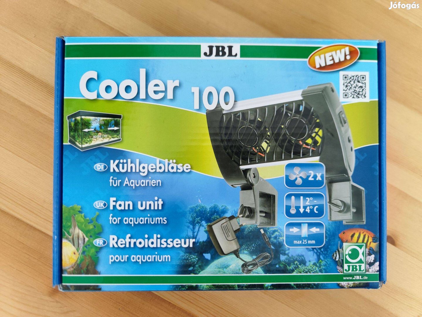 JBL cooler 100 akvárium hűtőventillátor