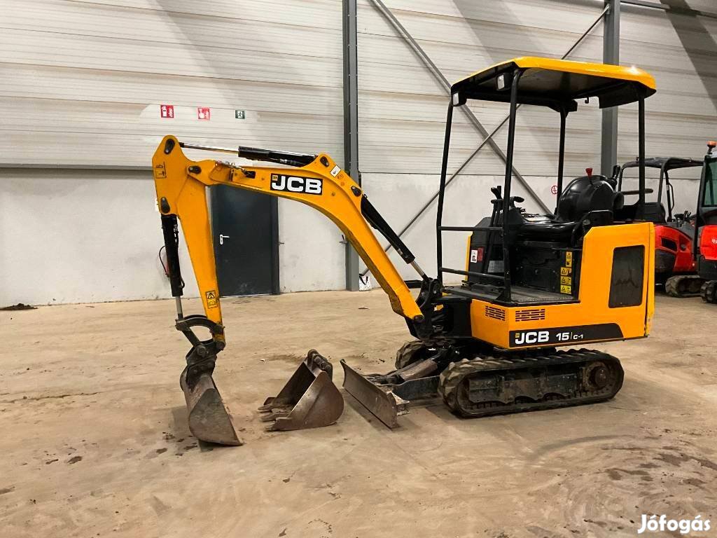 JCB 15C-1 minikotró / 1.134 üzemóra / Lízing 20%-tól