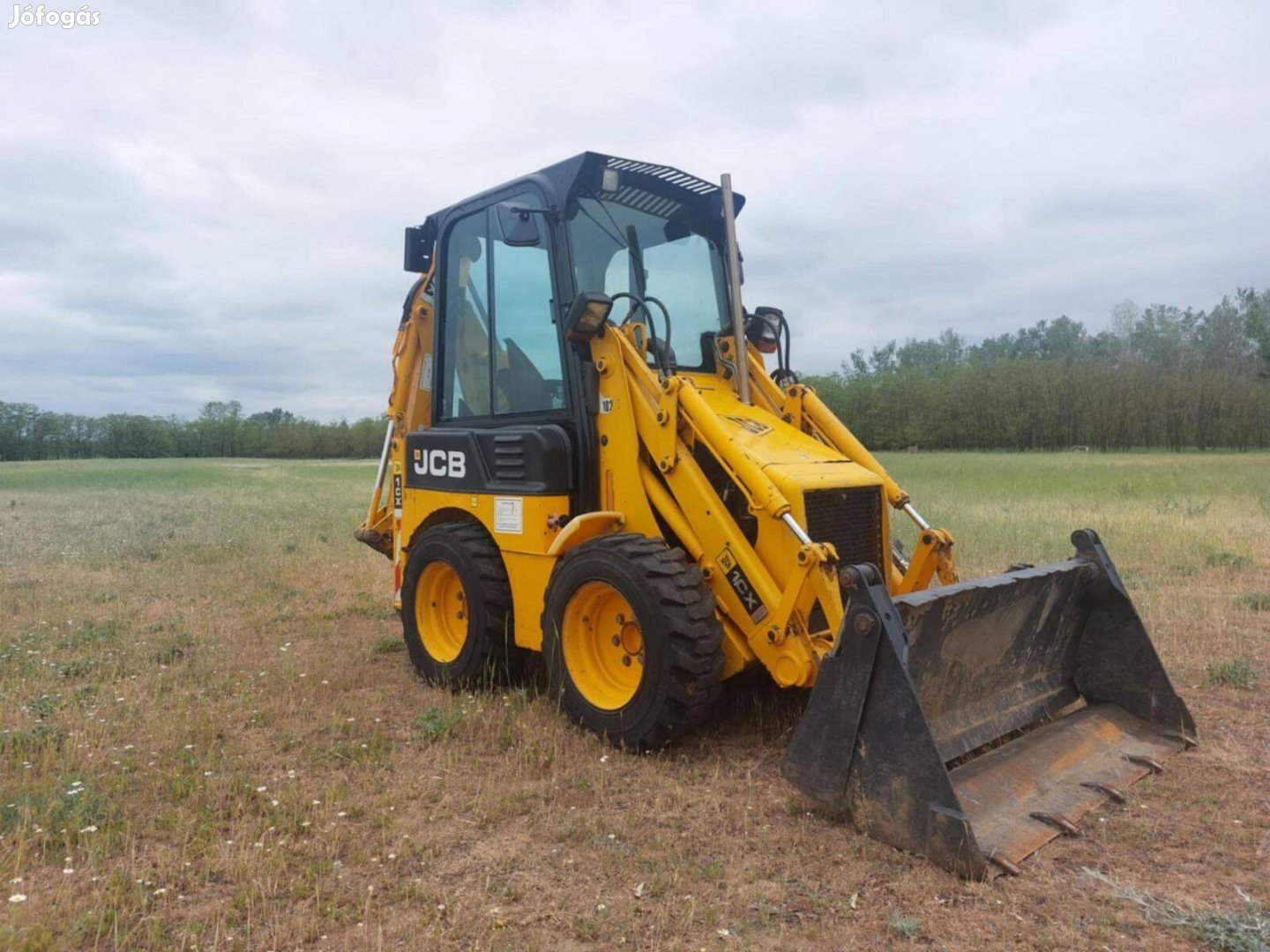 JCB 1CX rendszámos