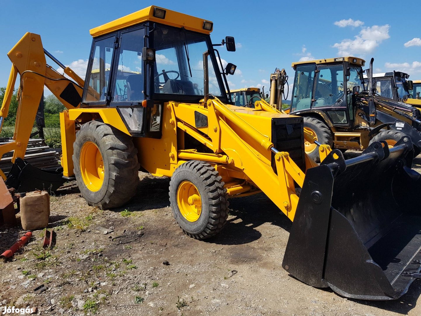 JCB 3CX.Nitható kanalas.