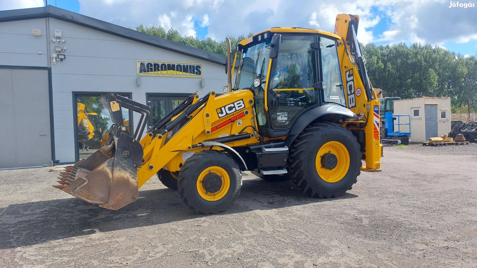 JCB-3CX kotrórakodó Jubileumi 750.000 kiadás!