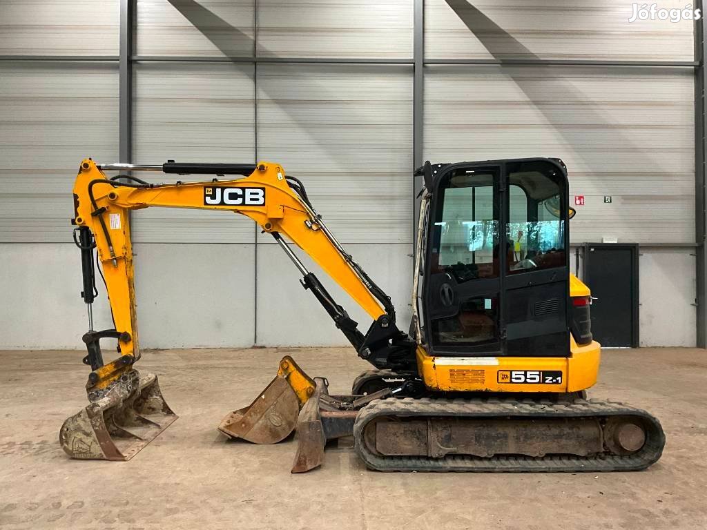 JCB 55 Z-1 / 3000üó / 2db kanál / Klíma / Lízing 20%-tól