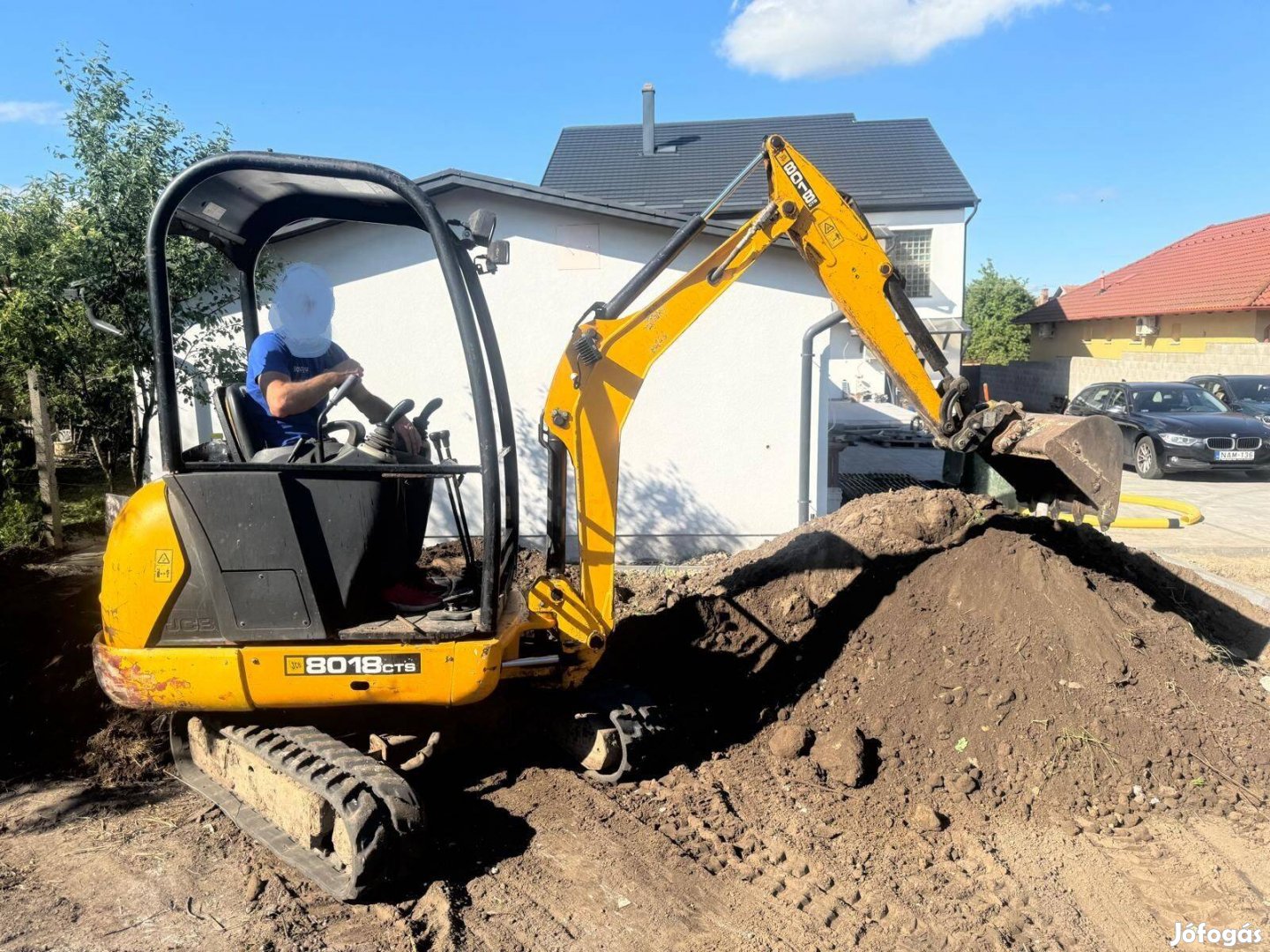 JCB 8018 CTS Minikotrógép , 2270 óra. 1.8Tonnás