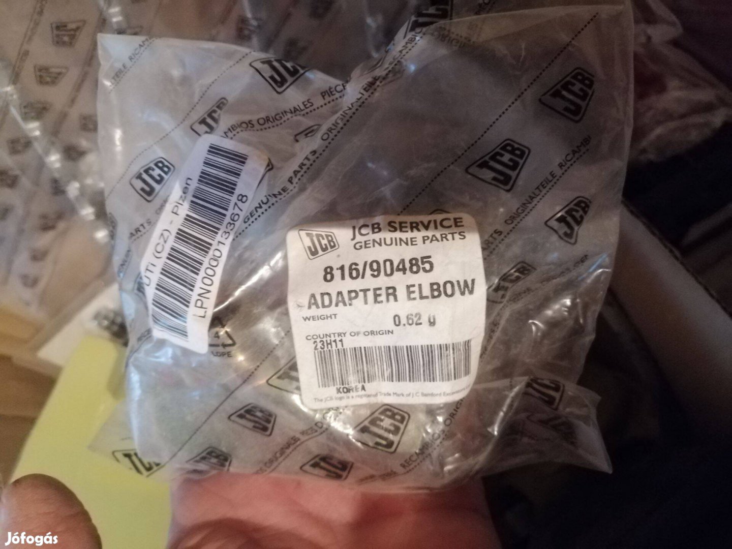 JCB 816/90485 eredeti gyári könyök adapter új