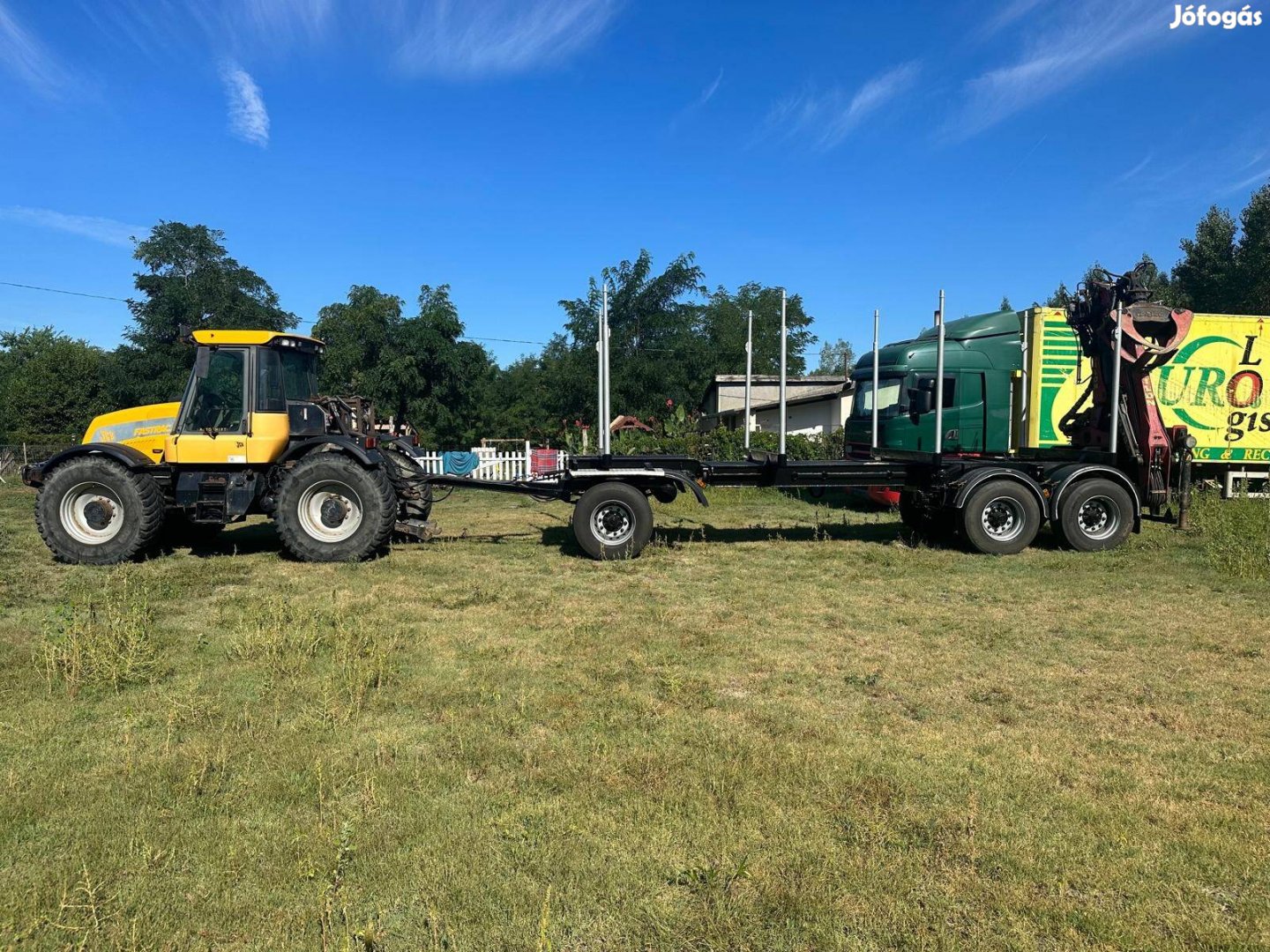 JCB Fastrac rönkszállító