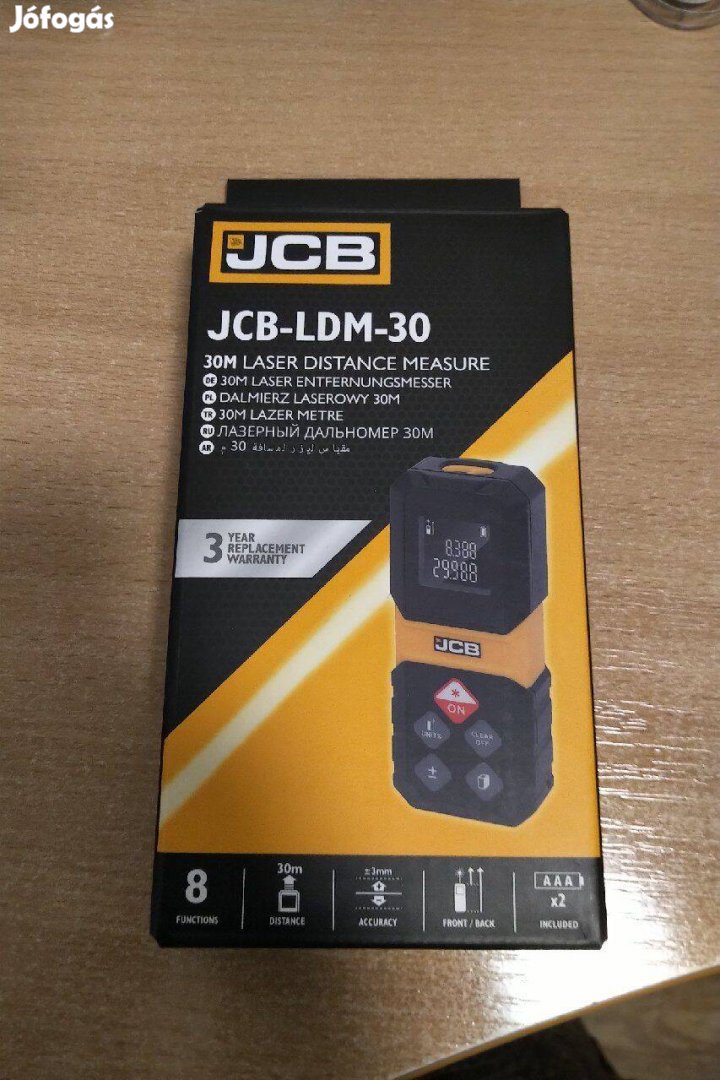 JCB LDM-30 Lézeres távolságmérő 30 m