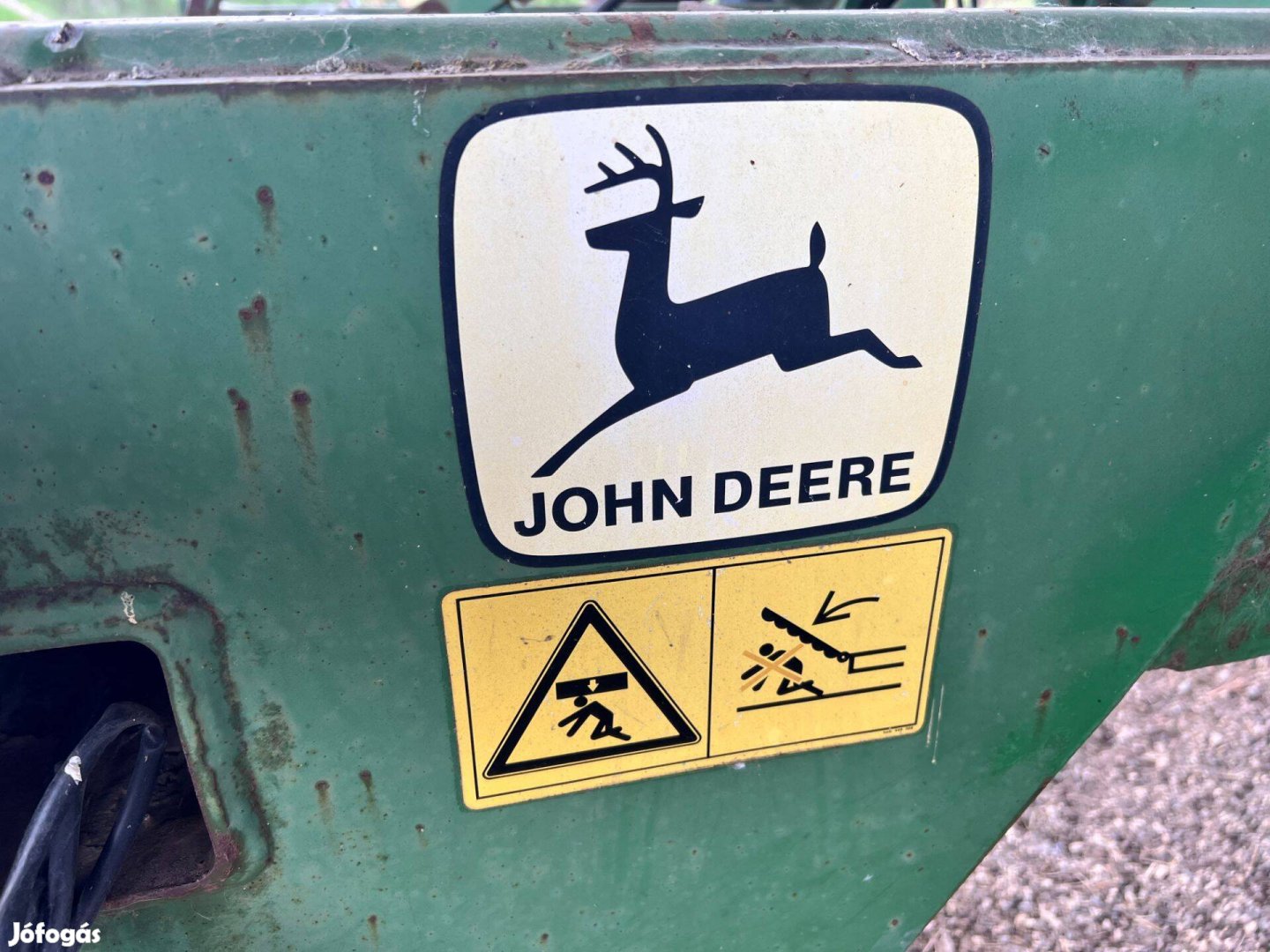 JD 410 A mulcs kultivátor John Deere